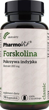 Forskoline extrait d'ortie indienne 200mg 90 gélules PHARMOVIT